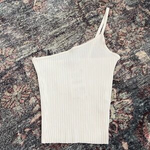 Zara | Ribbed Asymmetrical Top | Small